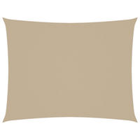 SONNENSEGEL Oxford-Gewebe Rechteckig 2,5x4 m Beige - Beige, Textil (400/250cm) - furnicato