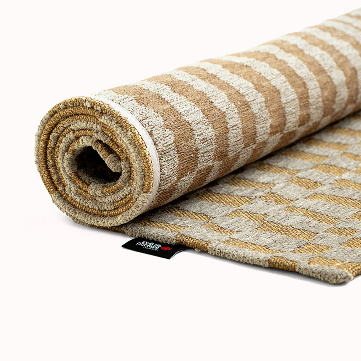 TEPPICH Erg Structures Berber 200/280 cm - Gelb, Textil (200/280cm) - Louis De Poortere