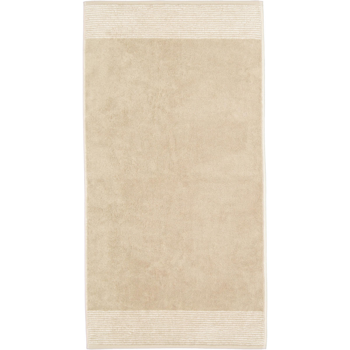 HANDTÜCHER LUXURY HOME TWO-TONE 590 SAND - 33 - Beige, Textil (30/30cm) - Cawoe