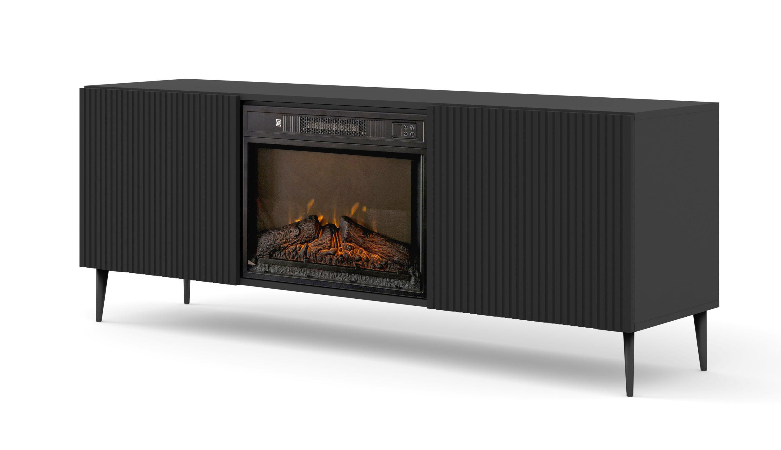 Raumhirsch Furniture Kommode Schwarz 170x63x42 cm