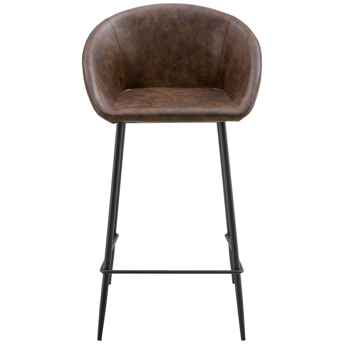 BARHOCKER Achille Braun 2er-Set - Braun, Kunststoff (52/91/59cm) - Happy Garden