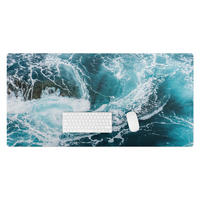 SCHREIBTISCHUNTERLAGE 120x60 cm Blau - Blau, Kunststoff (120/60/1.6cm) - Wallfluent