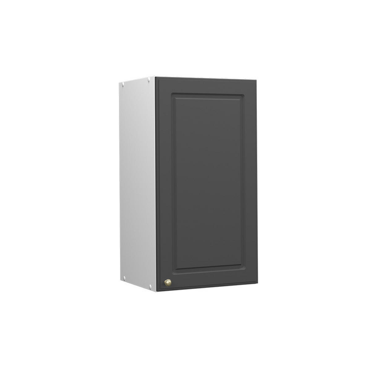 HÄNGESCHRANK Fame-Line Anthrazit-Gold 40 cm - Anthrazit/Weiß, Holzwerkstoff (40/72/34.1cm) - Vicco