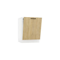 FRONTBLENDE FZ 60 PU - Dnoria -Zeitlose Küchenoptik - Eiche Artisan, Holz/Metall (59.6/71.3/1.9cm) - ROYAL24_MARKT