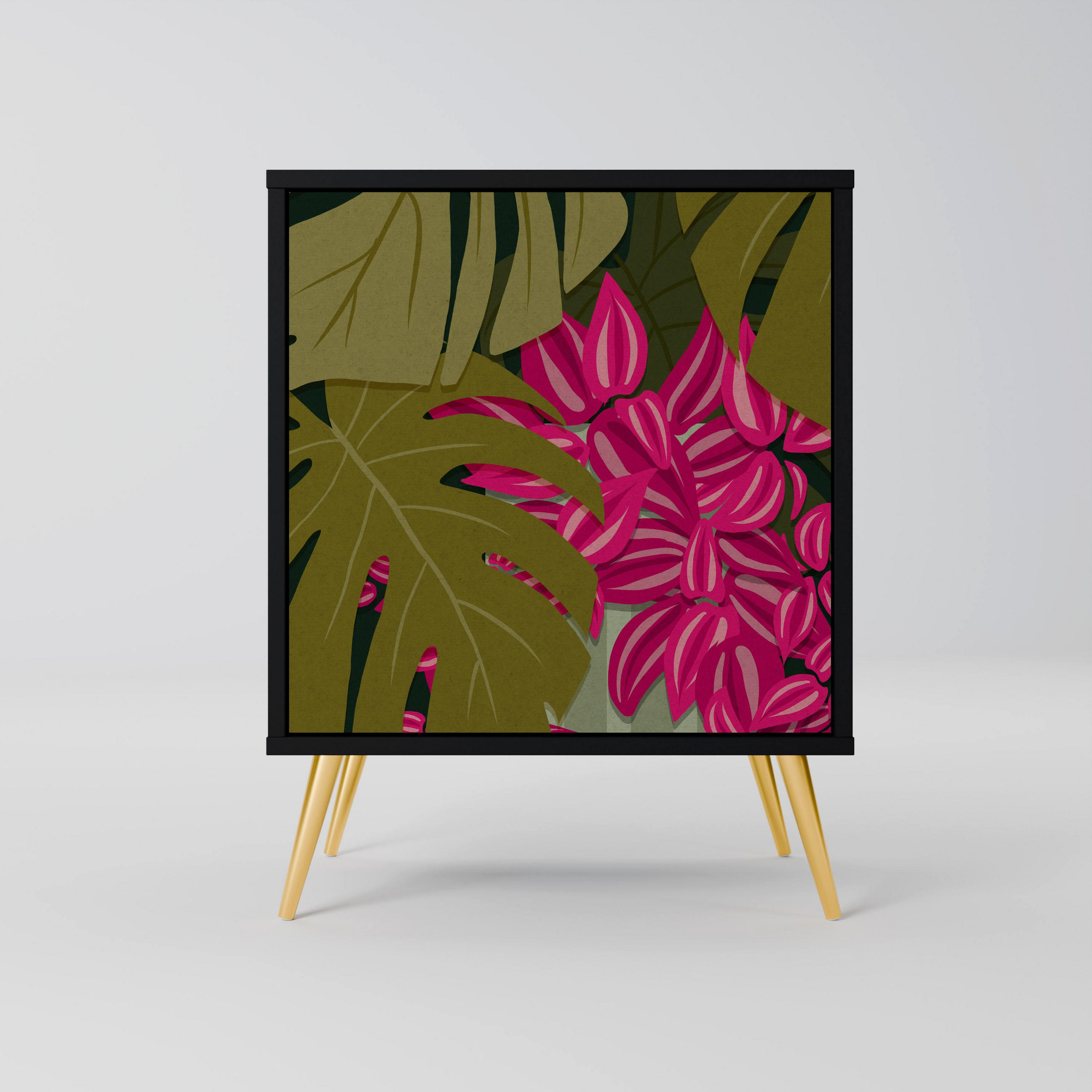 SpaceRebels Sideboard Schwarz 57.5x75.5x42 cm