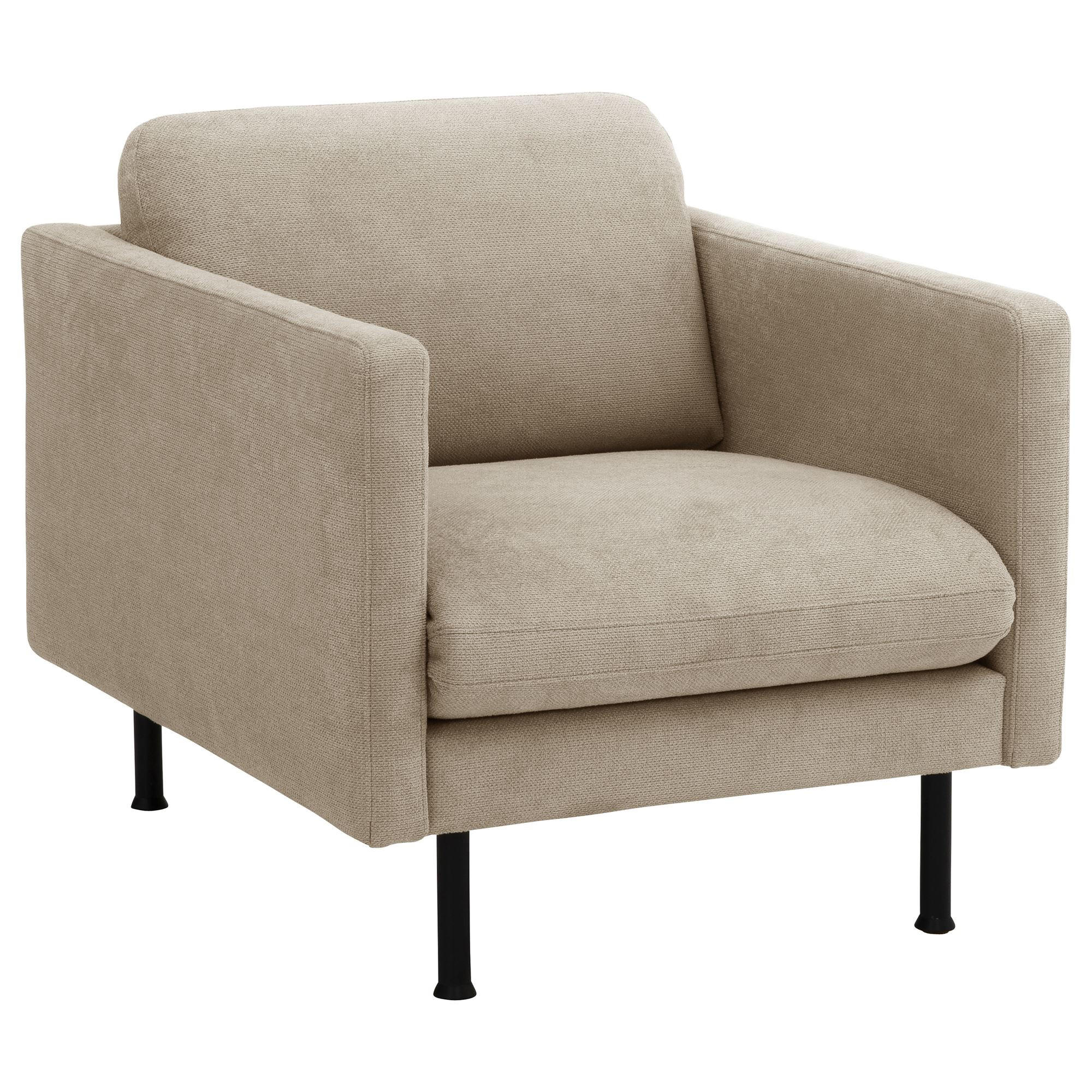 POLSTERSESSEL Katina Flachgewebe beige - Beige, Kunststoff (76/78/89cm) - 58aufmkessel