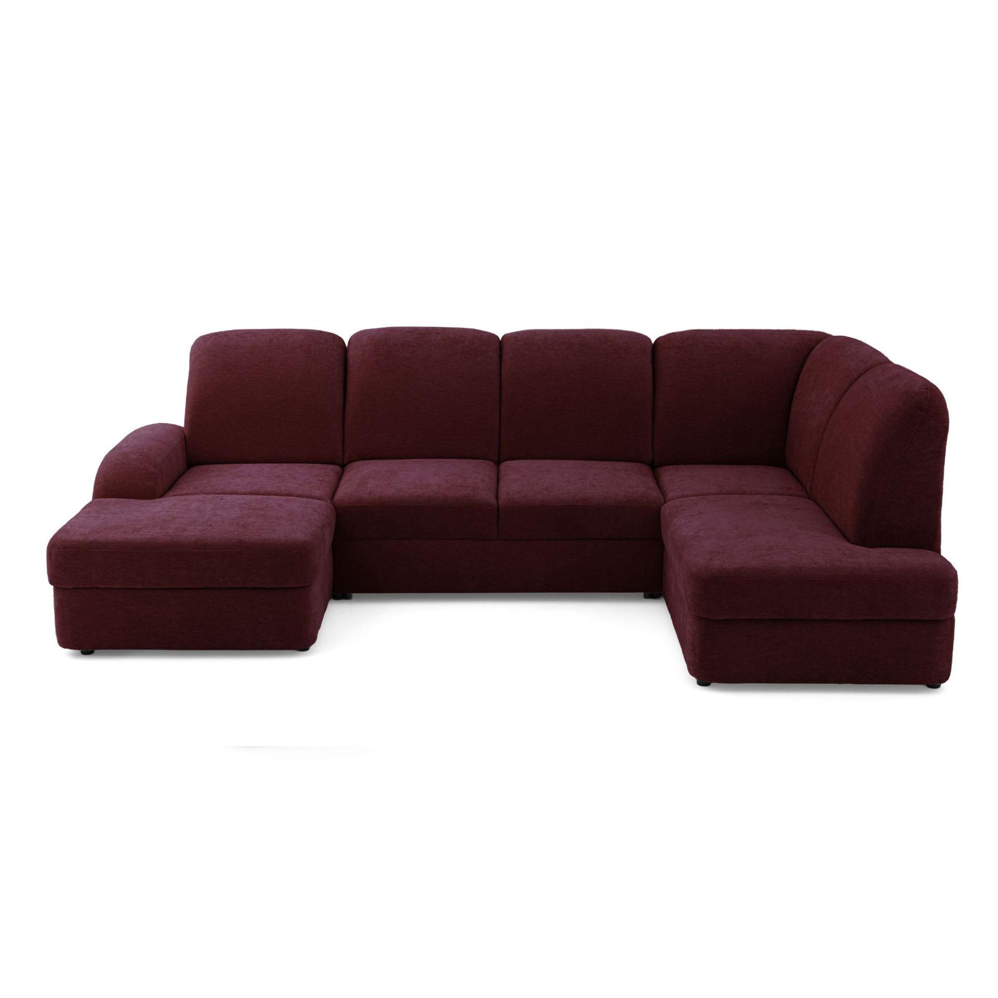 Muffo Ecksofa Bordeaux 186x102x280 cm
