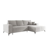 ECKSOFA Fiore - Greige, Holzwerkstoff/Textil (294/185cm) - Fun Möbel