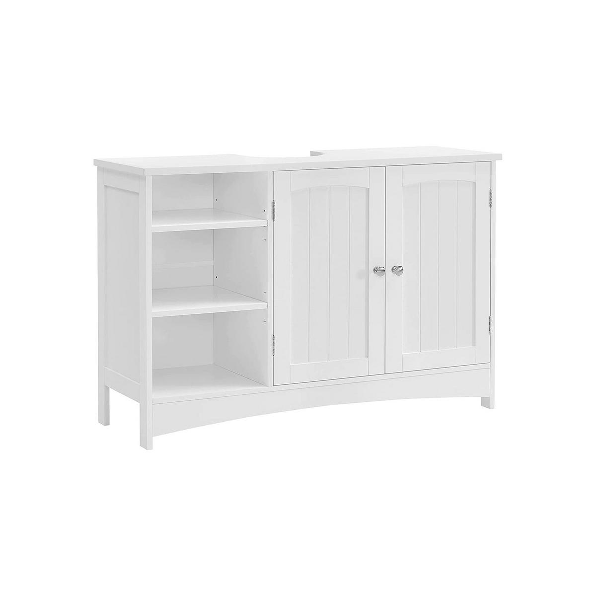 WASCHBECKENUNTERSCHRANK - Weiß, Holzwerkstoff (30/60/90cm) - Hansiro