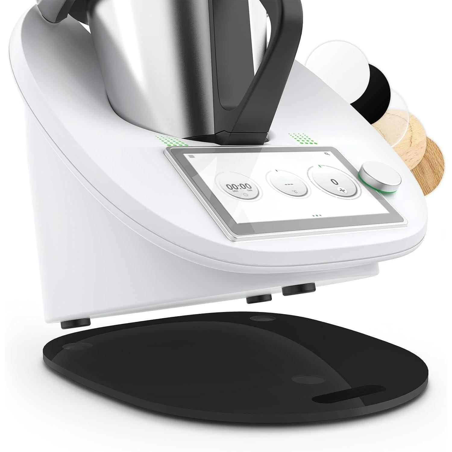 GLEITBRETT für Thermomix TM6 TM5 Schwarz Hochglanz - Schwarz, Kunststoff (30/2.8/35cm)
