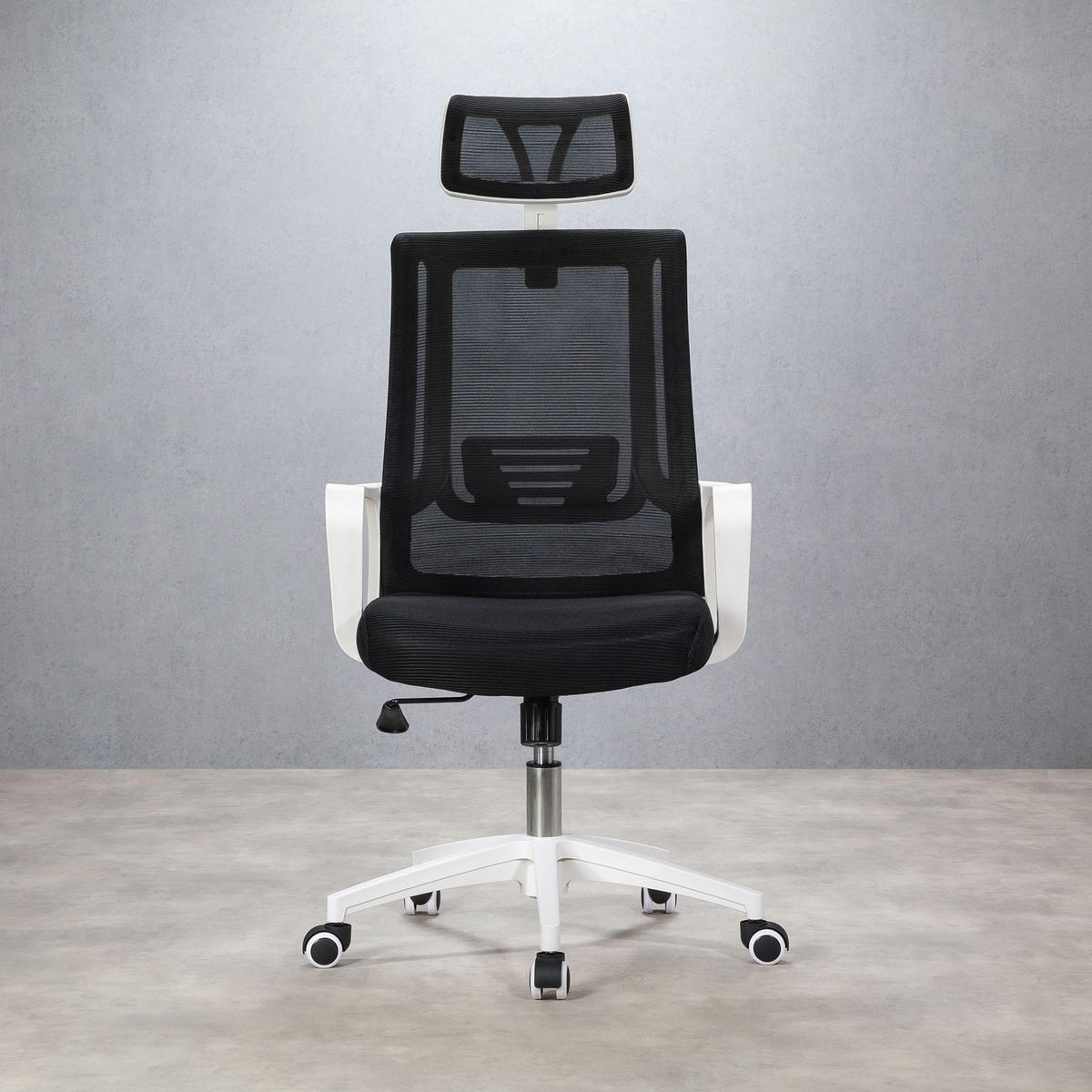 BÜRODREHSTUHL AUCKLAND schwarz - Schwarz, Kunststoff (58/124/63cm) - IDIMEX