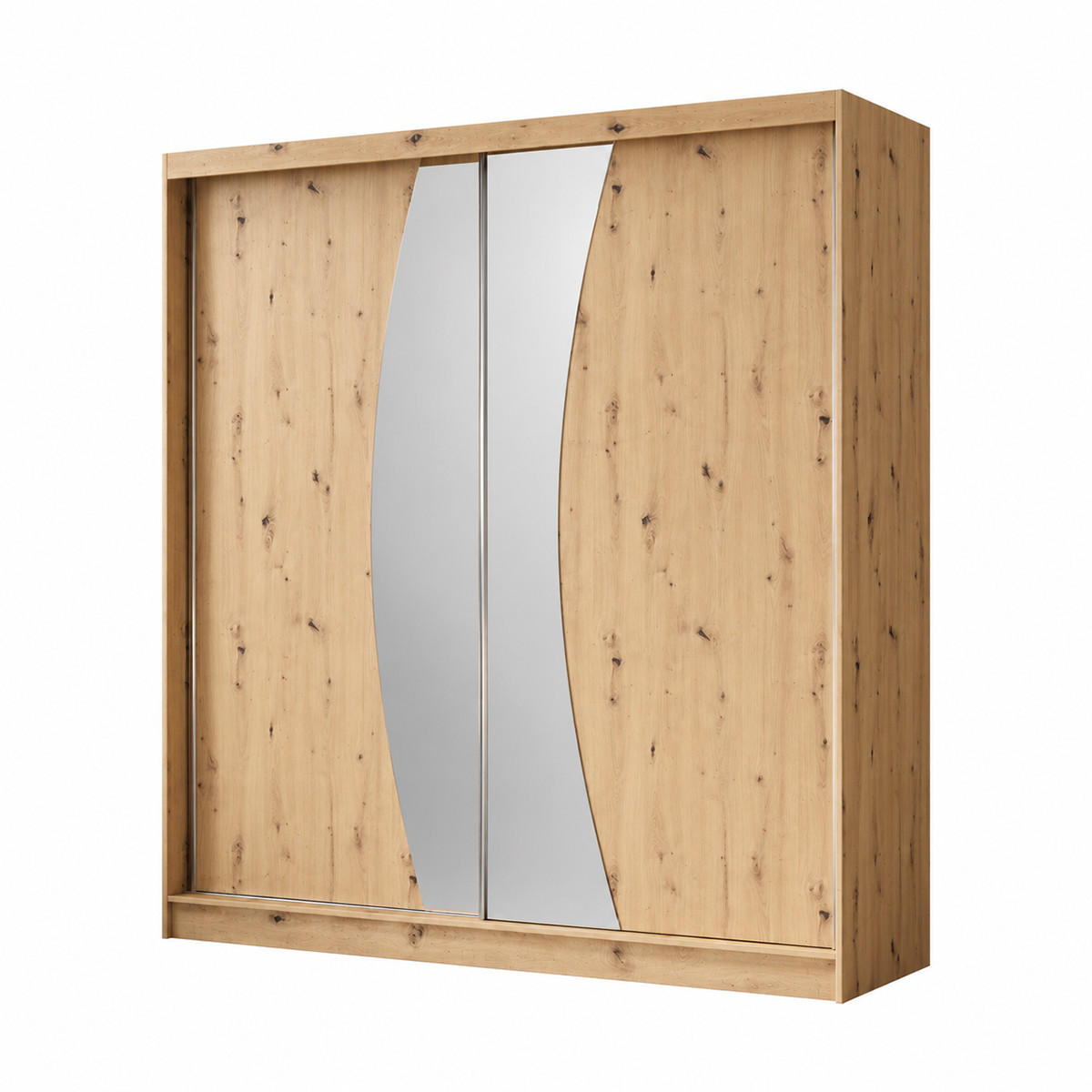 KS Home Concept Kleiderschrank Eiche Artisan 200x216x61 cm