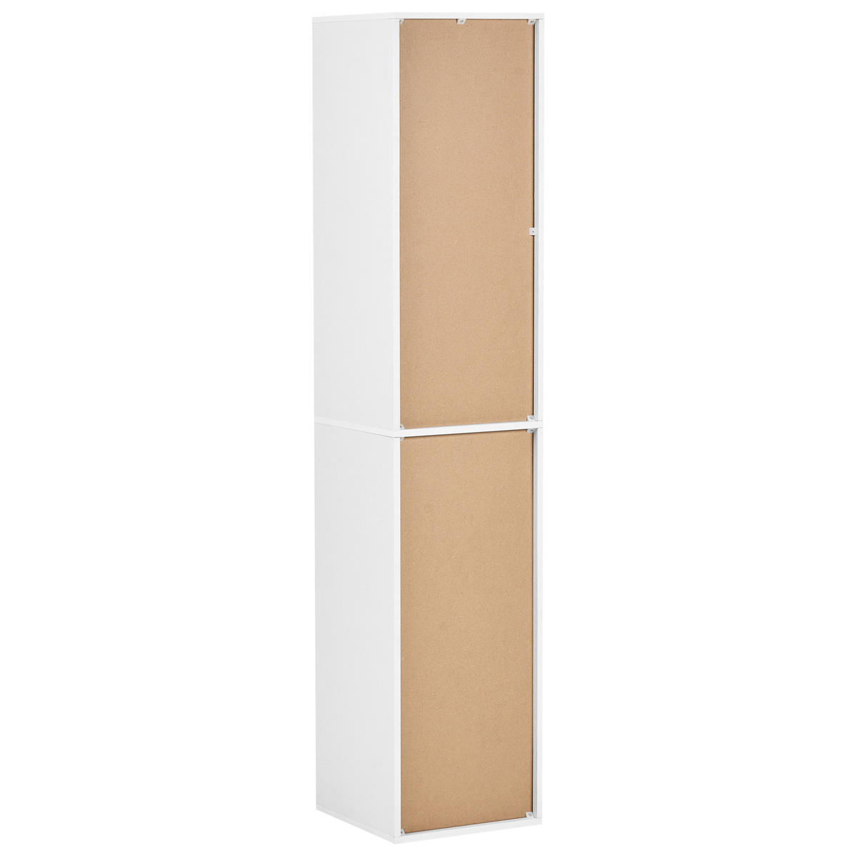 BÜCHERREGAL mit 4 Ebenen 143 cm Weiß Winnipeg - Weiß, Holzwerkstoff (30/143/30cm) - Beliani