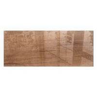 GLASPLATTE für Kamin 125x50 cm - Braun, Glas (125/50/0.4cm) - TULUP