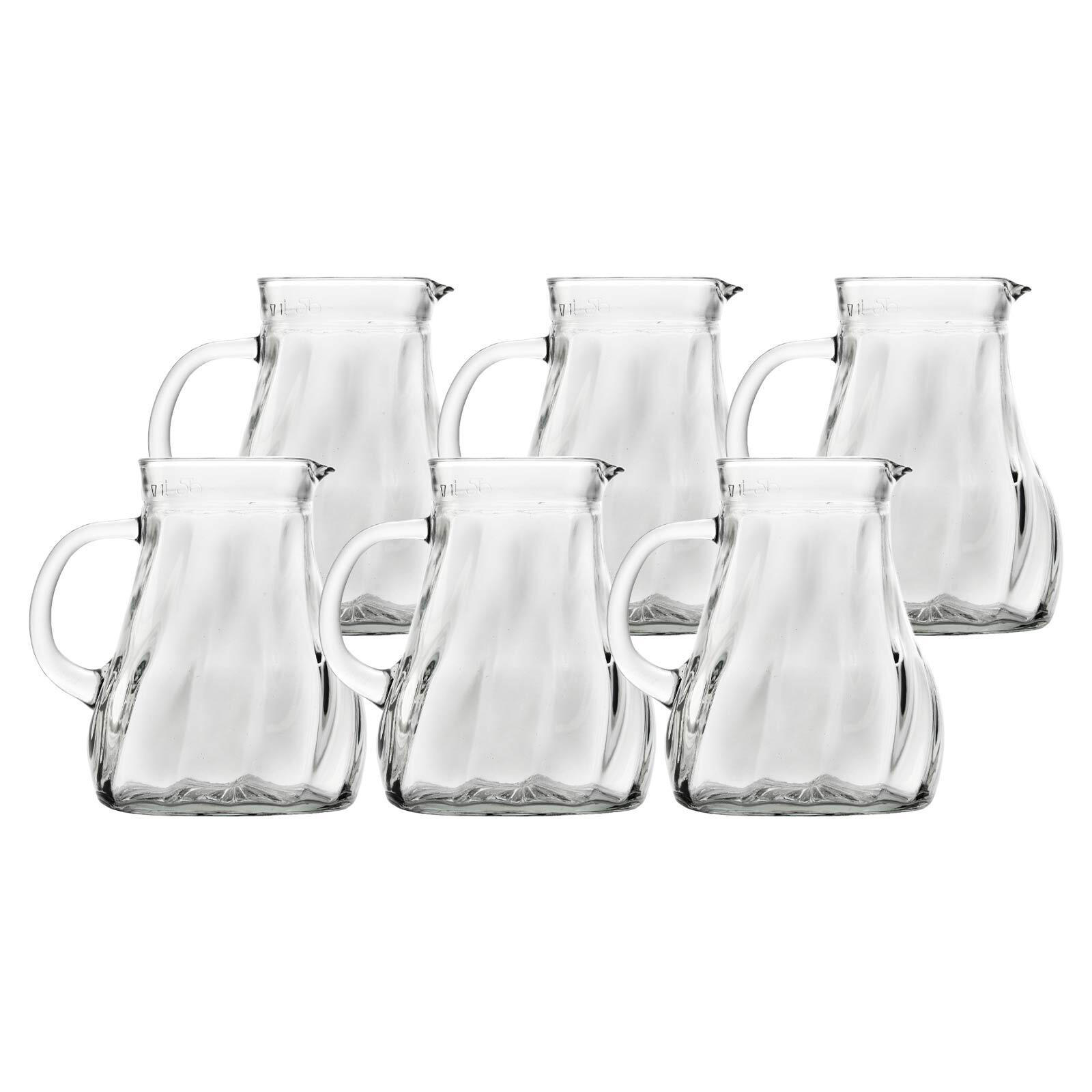 KRUG Salzburg transparent 1 l 6er Set - Transparent, Glas (1L) - Stölzle Lausitz