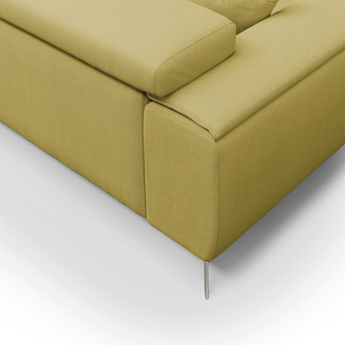 LINEARSOFA Fusion - Gelb, Textil (185/73/102cm) - Divani.store