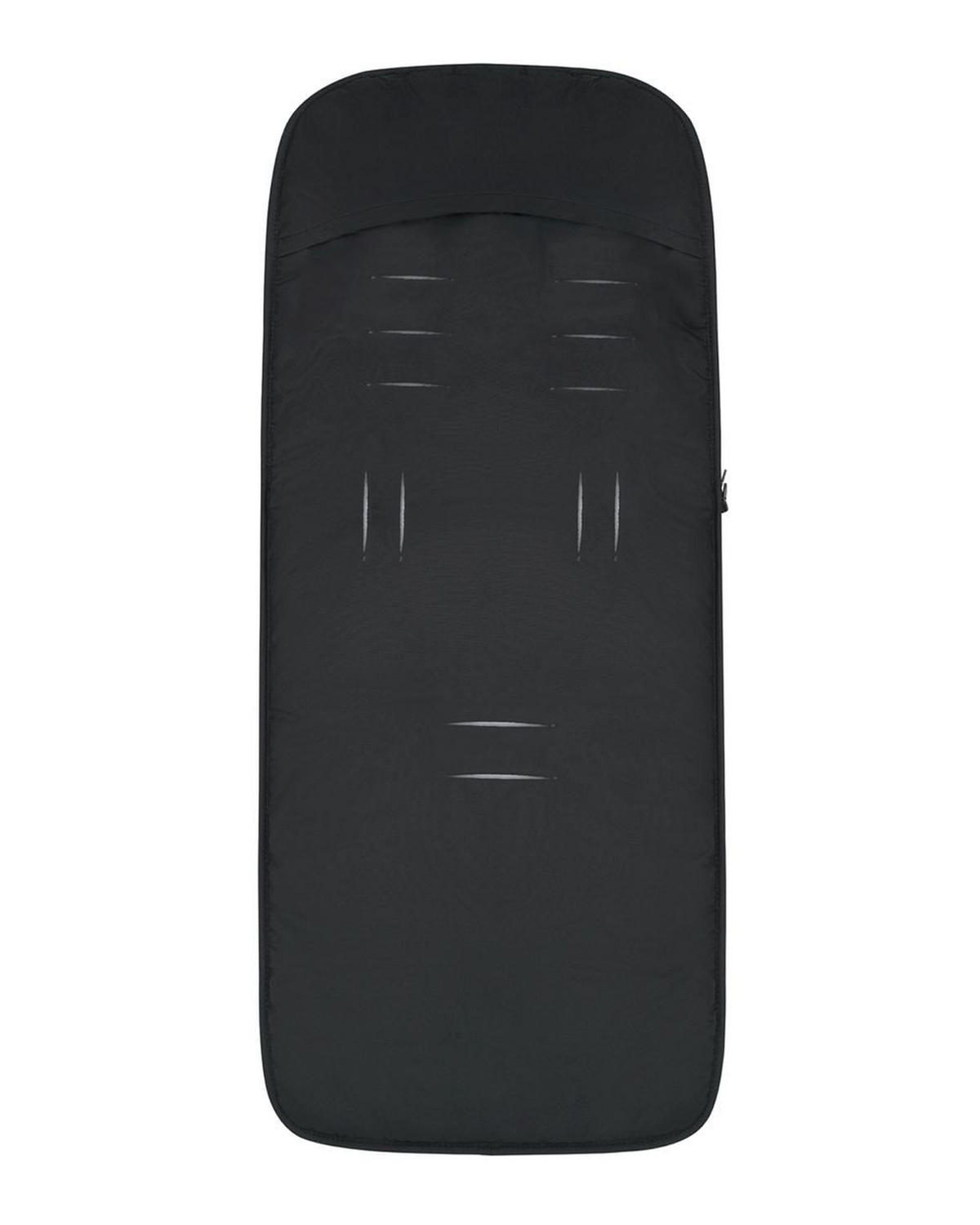 FUSSSACK Polar Friends schwarz gemustert Fleecefutter, wasserabweisend, für 5-Punkt-Gurt, Reißverschluss - Schwarz, Textil (48/10/85cm) - Kikka boo