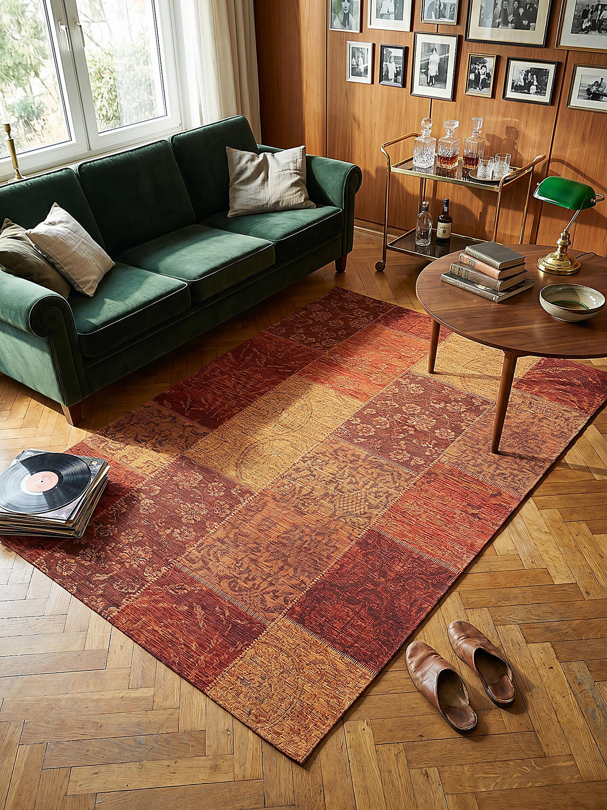 TEPPICH COQUET, geometrisch, Orange, 200 x 290 cm - Orange, Textil (290/200cm) - KADIMA DESIGN