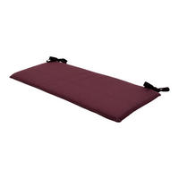 BANKKISSEN Canvas 140/48 cm - Dunkelrot, Textil (140/48/5cm) - Madison
