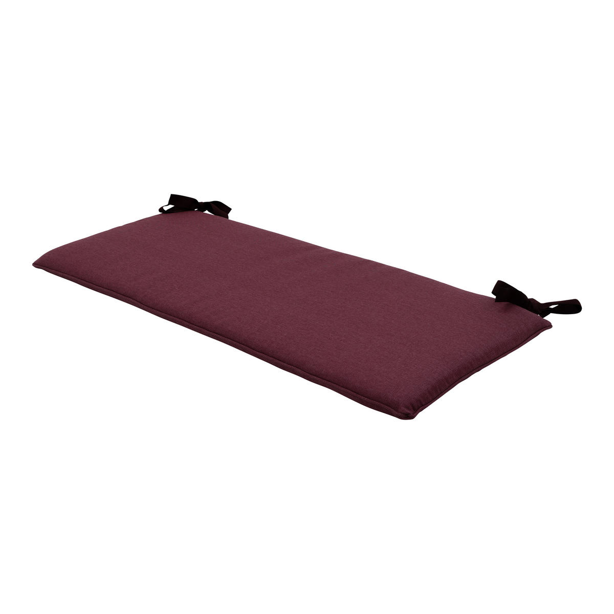 BANKKISSEN Canvas 140/48 cm - Dunkelrot, Textil (140/48/5cm) - Madison