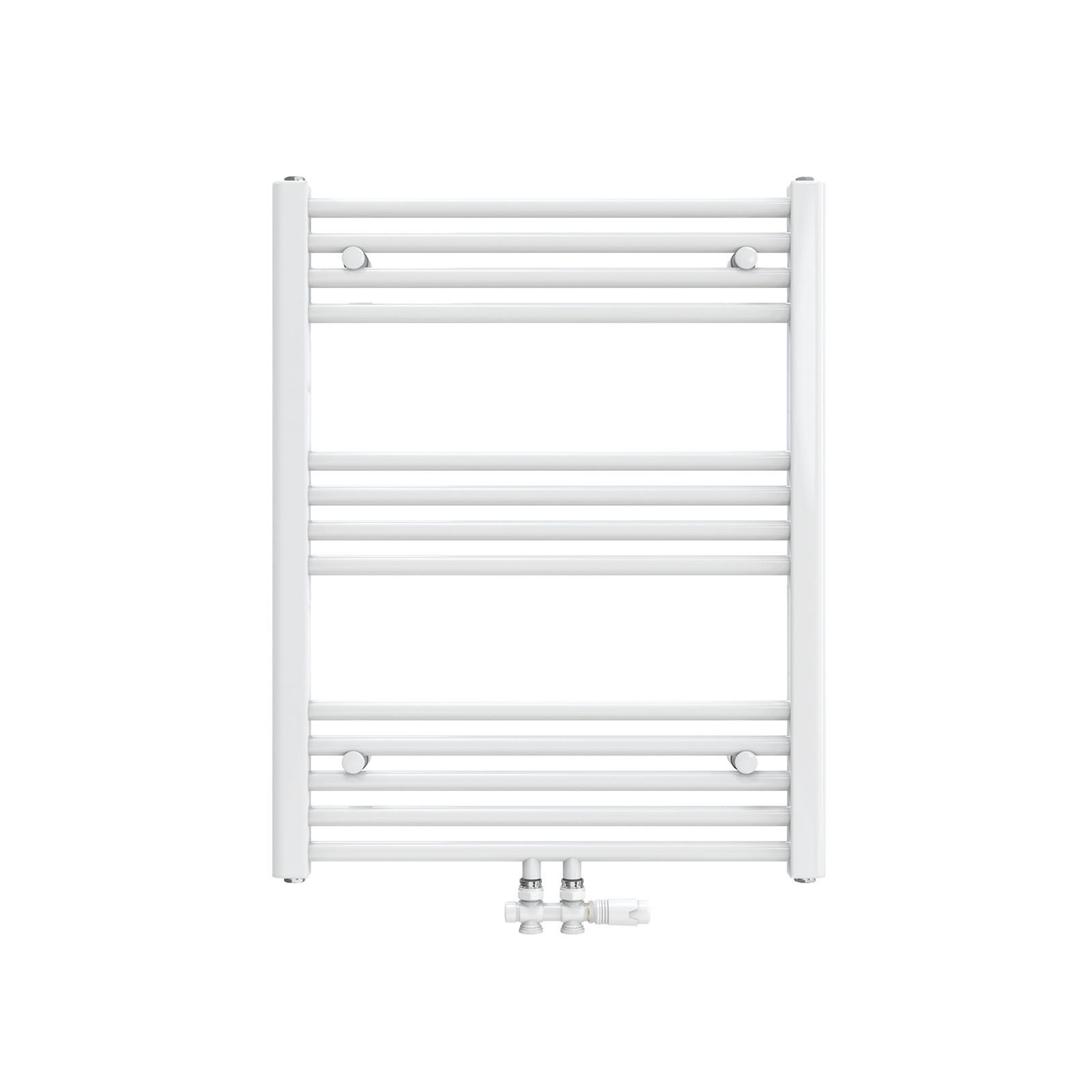 HEIZKÖRPER Handtuchheizkörper wasserführend 75/60/3 cm - Weiß, Metall (60/75/3cm) - EMKE