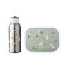 BROTDOSE + THERMOFLASCHE Campus Little Farm 2er Set - Grün, Kunststoff (1/1/1cm) - Mepal