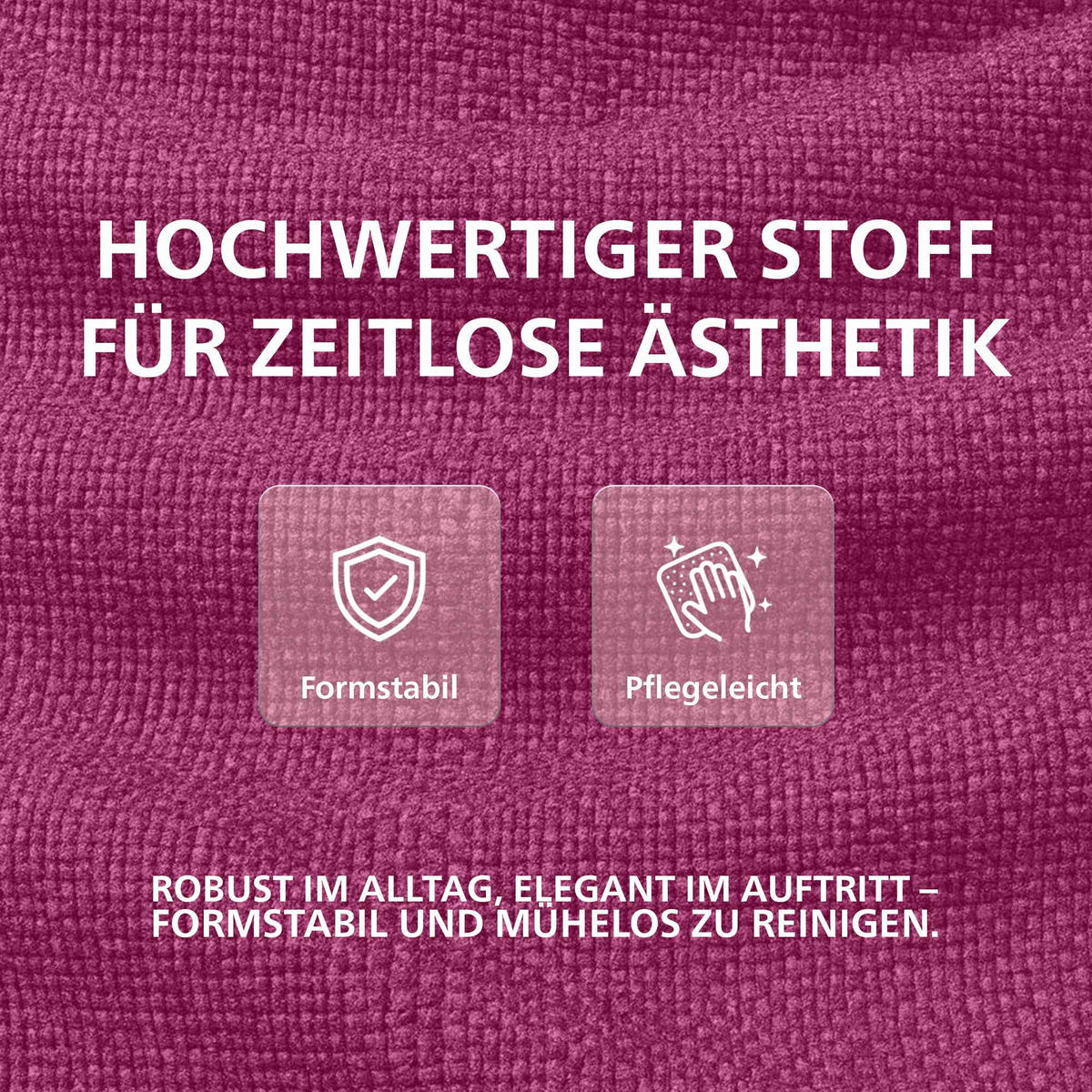 BARHOCKER Stoff Lila - Lila/Schwarz, Textil/Metall (47/85/48cm) - CLP