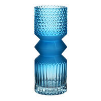 VASE Serenite Blau 12/12/30 cm Glas - Blau, Glas (30cm) - Mondex