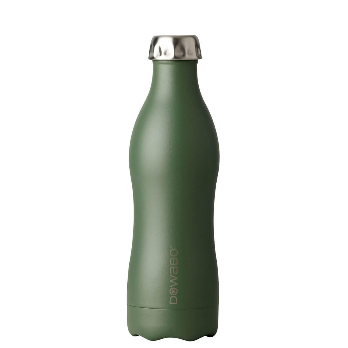 ISOLIERFLASCHE Dowabo - Olivgrün, Metall (0.5L) - Dowabo
