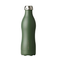 ISOLIERFLASCHE Dowabo - Olivgrün, Metall (0.5L) - Dowabo