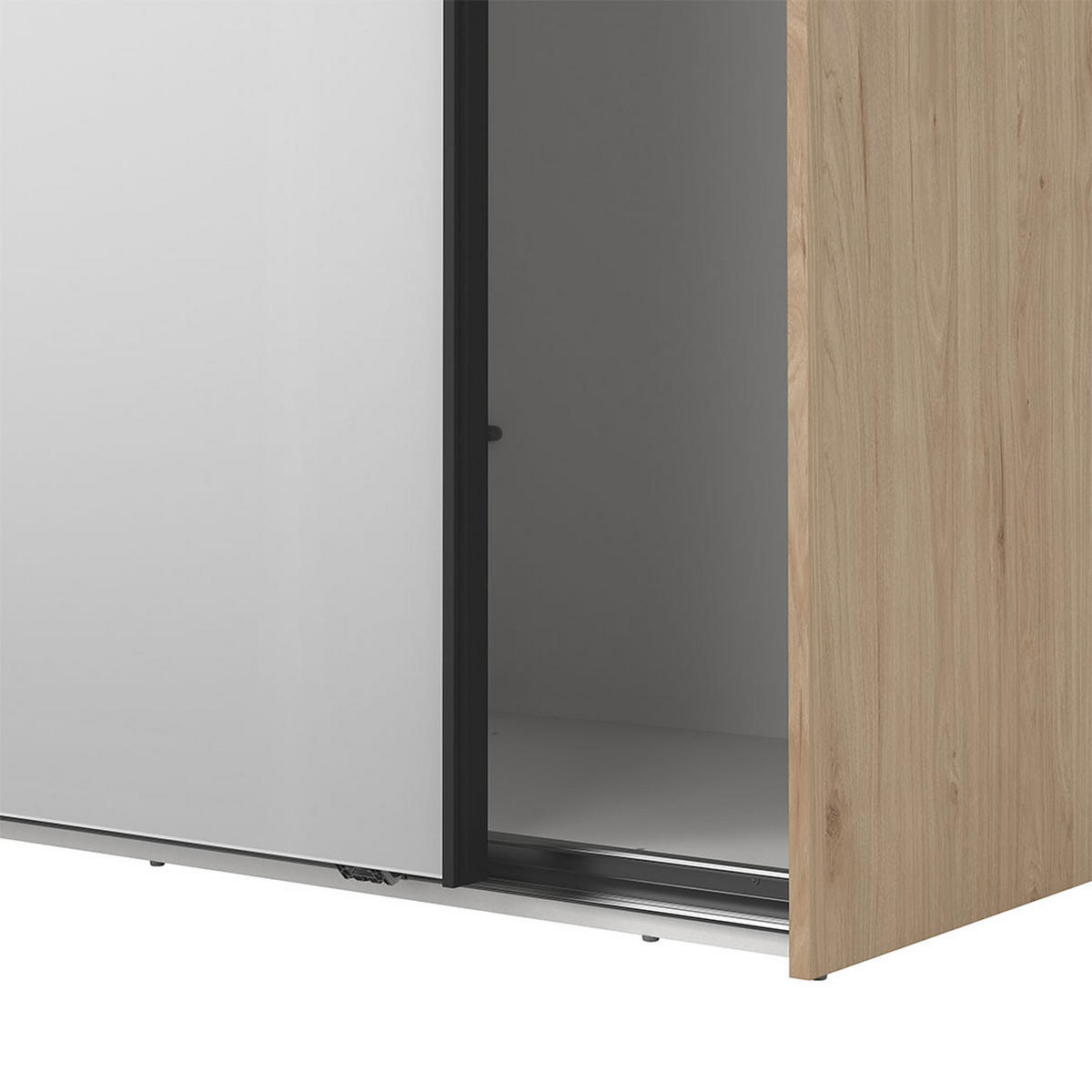 SCHIEBETÜRENSCHRANK, Como, Eiche, Holzwerkstoff, 244 x 67 x 221 cm - Eichefarben, Holzwerkstoff (244/221/67cm) - ebuy24
