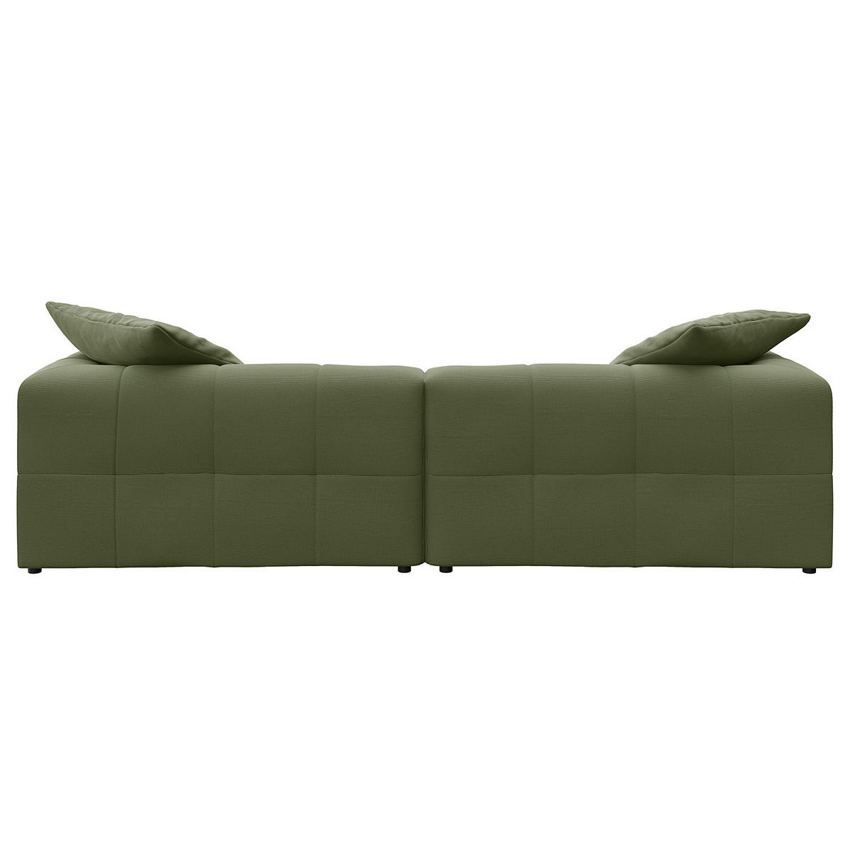 BIGSOFA - Schwarz/Grün, Holz/Kunststoff (272/70/126cm) - home24