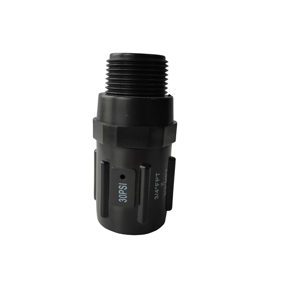 BEWÄSSERUNGSREGLER Druckminderer 30 PSI G3/4 - Schwarz, Kunststoff (1/1/1cm) - Weltevree