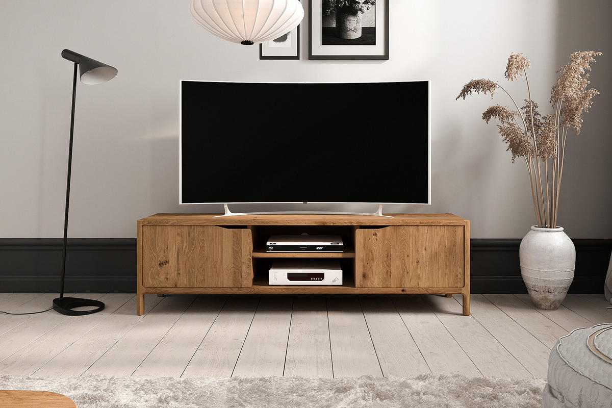 TV-SCHRANK PAUL Wildeiche - Wildeiche, Holz (160/48/50cm) - byoak