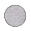 OUTDOOR-TEPPICH Sun 470 Grau 200 cm Rund - Hellgrau/Grau, Textil (200/200cm) - carpet city