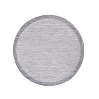 OUTDOOR-TEPPICH Sun 470 Grau 200 cm Rund - Grau, Textil (200/200cm) - carpet city