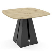TISCH Schwarz Figo Ausziehbar - Schwarz, Holzwerkstoff (120/120/76cm) - Sepro Meble