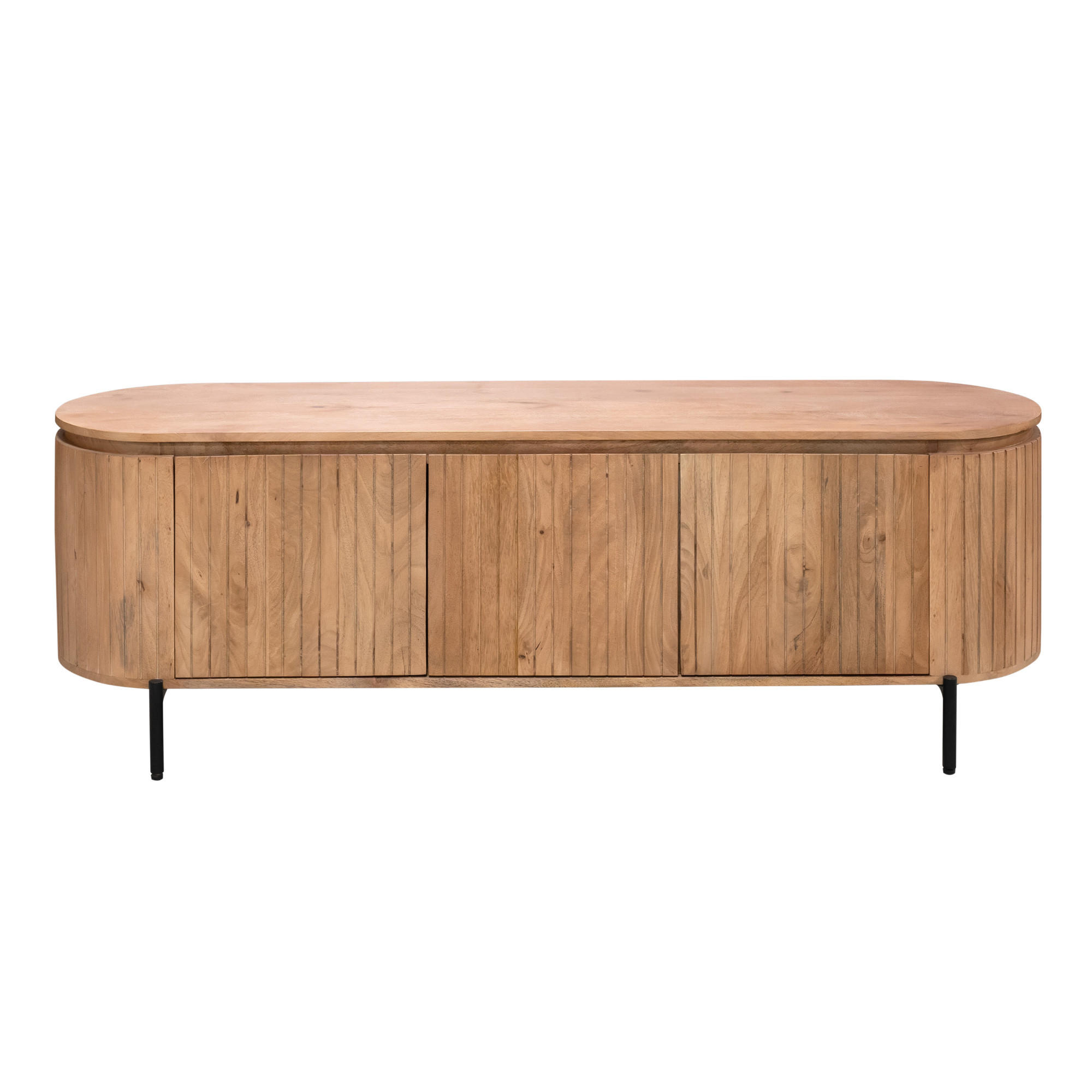 TV-MÖBEL Lana Braun 45/165/55 cm - Braun, Holz (165/55/45cm) - Starfurn