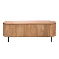 TV-MÖBEL Lana Braun 45/165/55 cm - Braun, Holz (165/55/45cm) - Starfurn