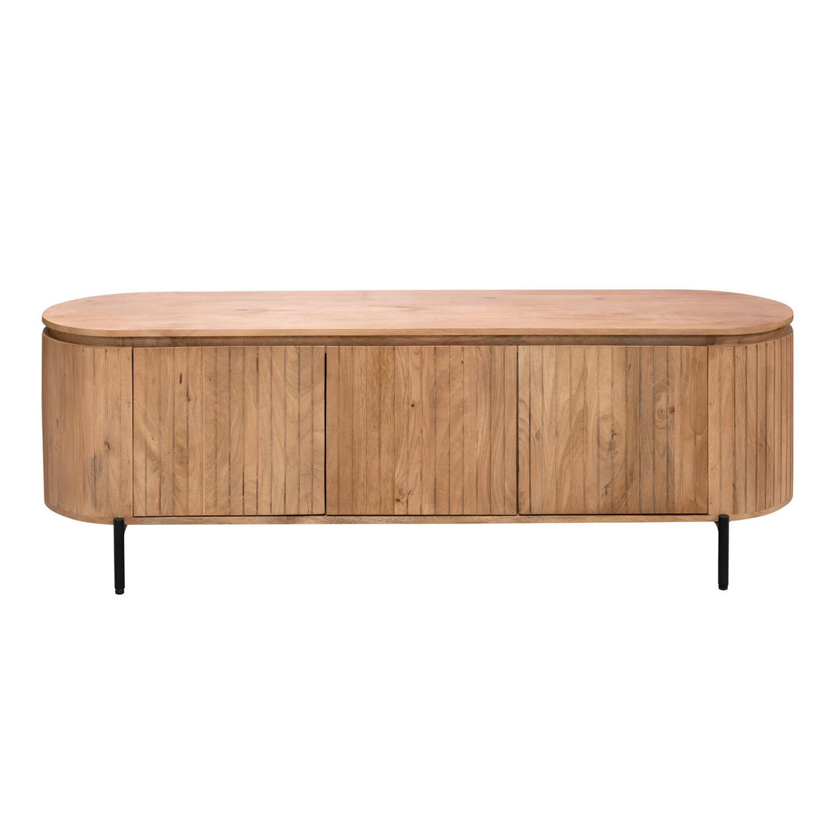 TV-MÖBEL Lana Braun 45/165/55 cm - Braun, Holz (165/55/45cm) - Starfurn