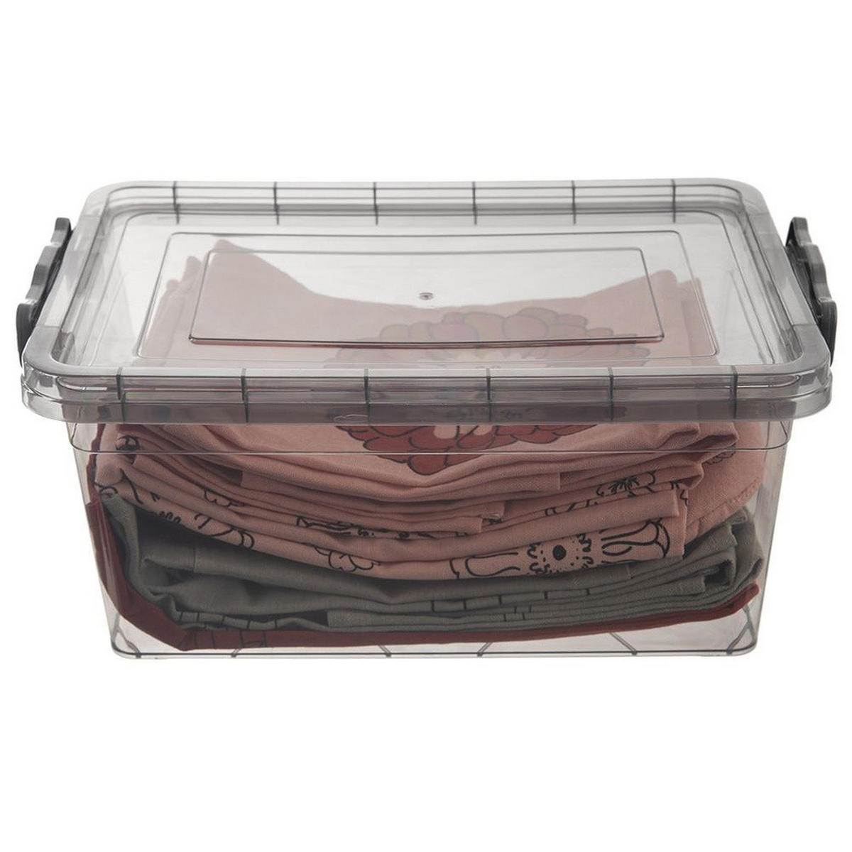 VORRATSBOX Stapelbar 9 l Dunkelgrau - Dunkelgrau, Kunststoff (24/15.5/37.5cm) - Orion 