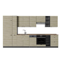 KUHINJSKI BLOK Fame-Line Hrast Panel/Antracit 355 cm , RP Hrast - boje hrasta/antracit, drvni materijal (355/206.8/60cm) - Vicco