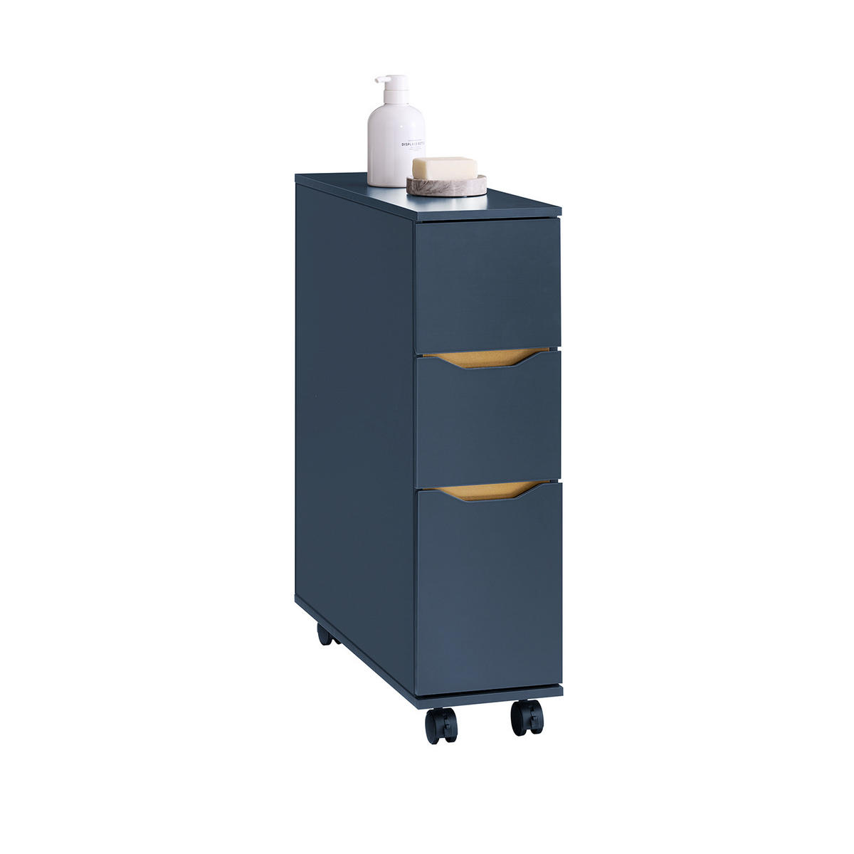 NISCHENWAGEN Blau - Blau, Holzwerkstoff (20/70/60cm) - SoBuy