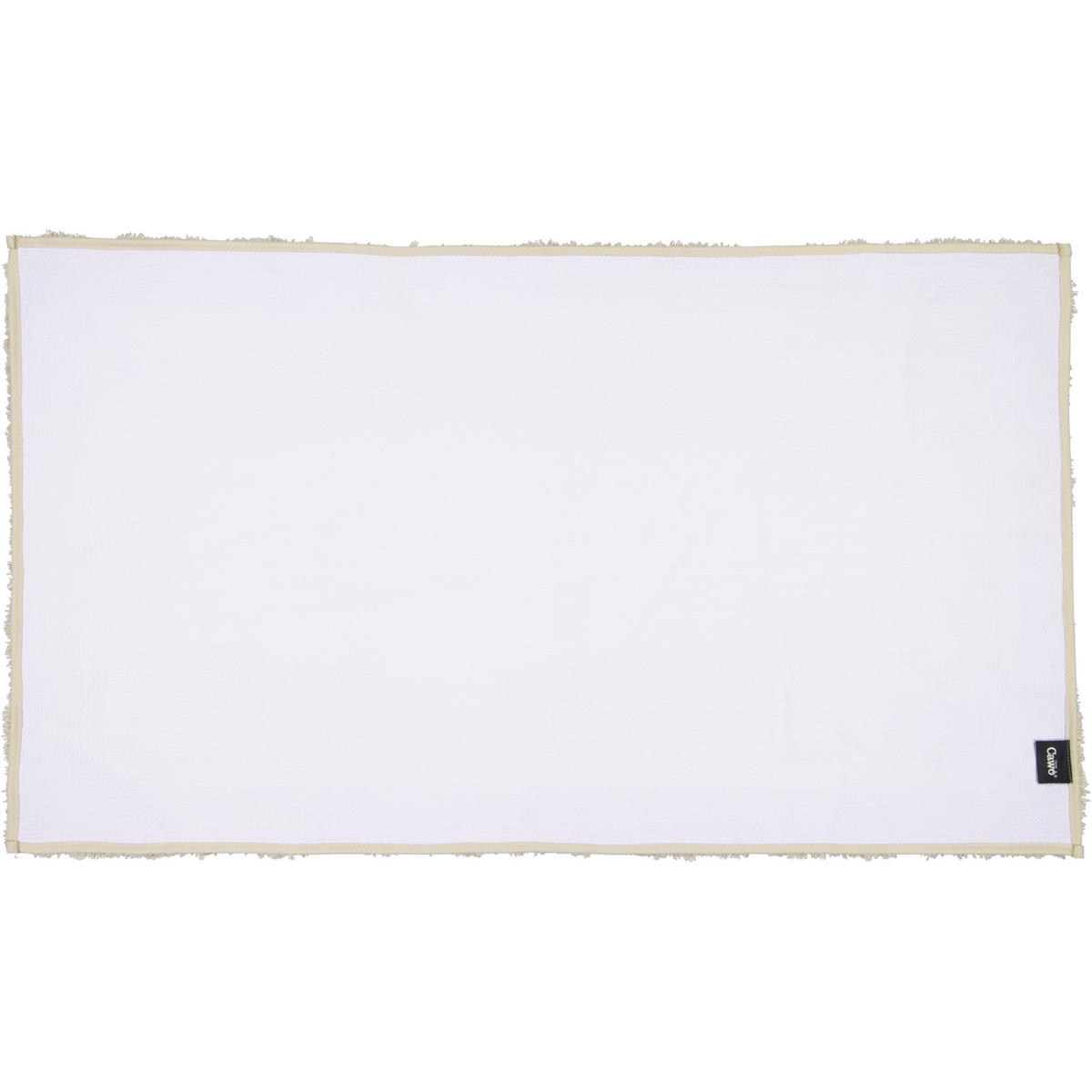 BADTEPPICHE LUXURY HOME TWO-TONE 590 SAND - 33 - Beige, Textil (70/120cm) - Cawö