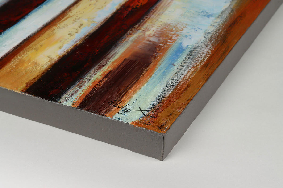 ACRYLBILD HANDGEMALT 140/70 cm - Multicolor, Holz/Textil (140/70cm) - KUNSTLOFT