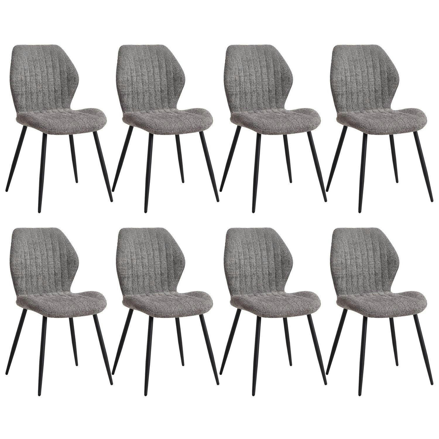 XXXLutz Esszimmerstühle Grau 43x86x47.5 cm