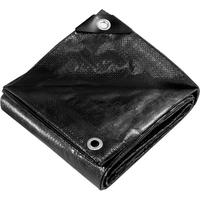 ABDECKPLANE 3 x 4 m Schwarz 115g/m² Wasserdicht UV-beständig - Schwarz, Kunststoff (30/25/6cm)