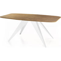 ESSTISCH Fatina rechteckig ausziehbar, Lefkas Eiche 160-198/90/76 cm - Alteiche/Braun, Holzwerkstoff/Metall (80/200/76cm) - WFL GROUP