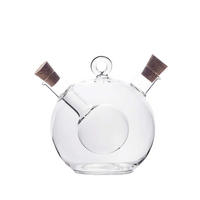 ESSIG- UND ÖLSPENDER 350ml/60ml - Transparent, Glas (10.5/11.5/13cm) - Intirilife