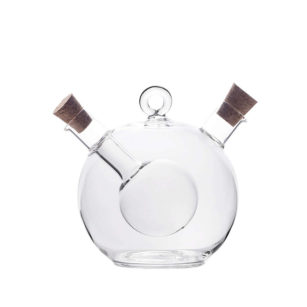 ESSIG- UND ÖLSPENDER 350ml/60ml - Transparent, Glas (10.5/11.5/13cm) - Intirilife